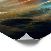 Zeichnend Boote, Wasser II Poster (Ecke)