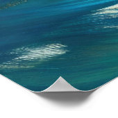 Zeichnend Boote Wasser IV Poster (Ecke)