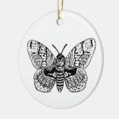 Zeichnend Brahmanmotte Keramik Ornament (Links)