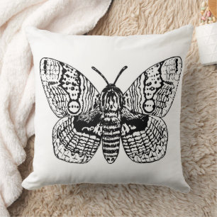 Zeichnend Brahmanmotte Kissen