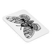 Zeichnend Brahmanmotte Magnet (Rechte Seite)