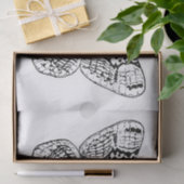 Zeichnend Brahmanmotte Seidenpapier (Geschenk)