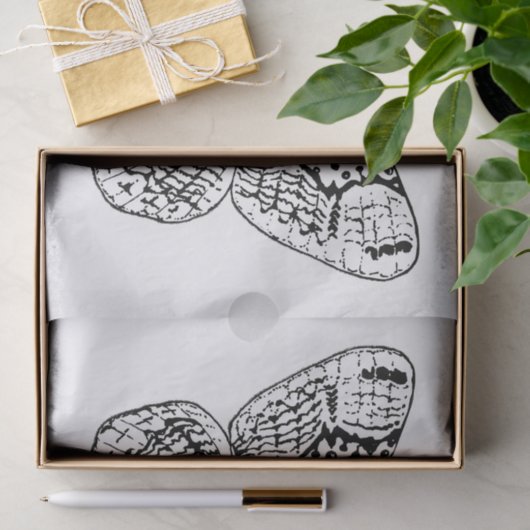 Zeichnend Brahmanmotte Seidenpapier (Geschenk)