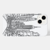 Zeichnend Case-Mate iPhone Hülle (Rückseite (Horizontal))