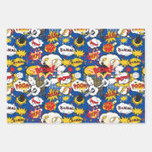 Zeichnend Comic Geschenkpapier Set (Vorderseite 3)