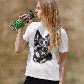 Zeichnend Deutscher Schäferhund T-Shirt