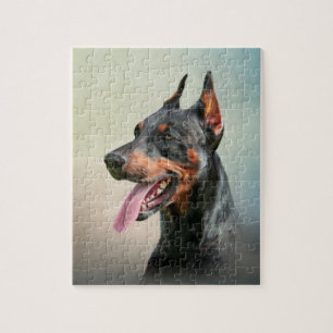 Zeichnend Doberman Puzzle