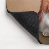 Zeichnend Dog Cavalier King Charles Spaniel Mousepad (Ecke)
