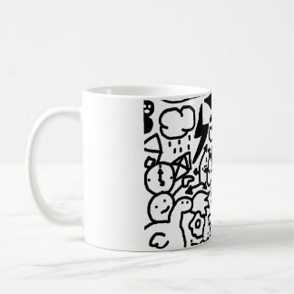 zeichnend Doodle Kaffeetasse