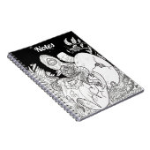 Zeichnend Drachenkunstfarbe Notizblock (Rechte Seite)