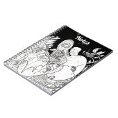 Zeichnend Drachenkunstfarbe Notizblock (Linke Seite)