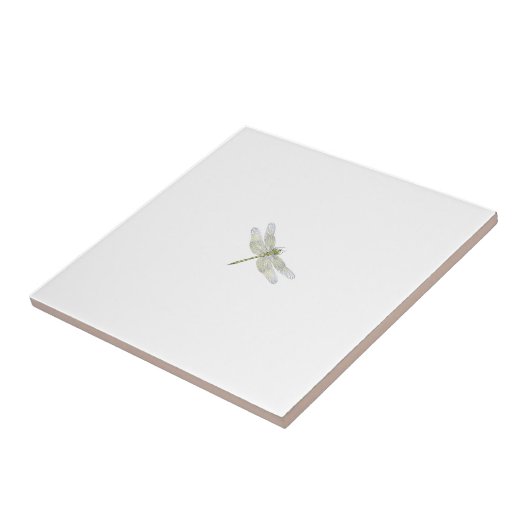 Zeichnend Elegante Dragonfly Fliese (Seite)