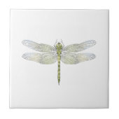 Zeichnend Elegante Dragonfly Fliese (Vorderseite)