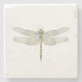 Zeichnend Elegante Dragonfly Steinuntersetzer