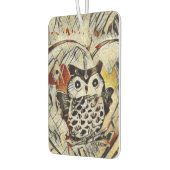 Zeichnend Eule Autolufterfrischer (Links)