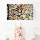 Zeichnend Eule Banner (Insitu)