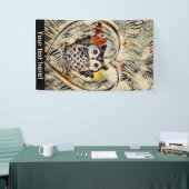 Zeichnend Eule Banner (Messeveranstaltung)