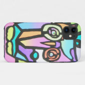zeichnend Eule Case-Mate iPhone Hülle (Rückseite (Horizontal))