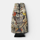 Zeichnend Eule Flaschenkühler (Rückseite)