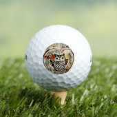 Zeichnend Eule Golfball (Insitu T-Shirt)