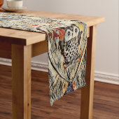 Zeichnend Eule Kurzer Tischläufer (Beispiel)