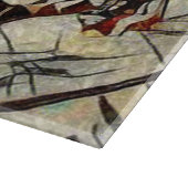 Zeichnend Eule Schneidebrett (Ecke)