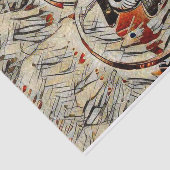 Zeichnend Eule Seidenpapier (Ausschnitt)