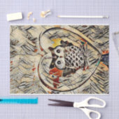 Zeichnend Eule Seidenpapier (Handwerk)