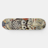 Zeichnend Eule Skateboard (Horizontal)
