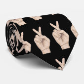 zeichnend Finger Krawatte (Gerollt)