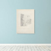 Zeichnend für die Mondkarte, 1794 (Bleistift p Leinwanddruck (Insitu (Holzboden))