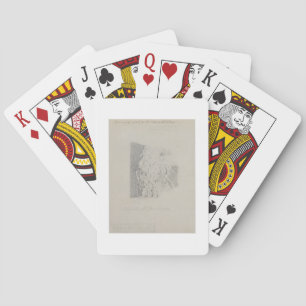 Zeichnend für die Mondkarte, 1794 (Bleistift p Spielkarten