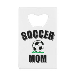 Zeichnend Fußball-Mama Geldbeutel Flaschenöffner