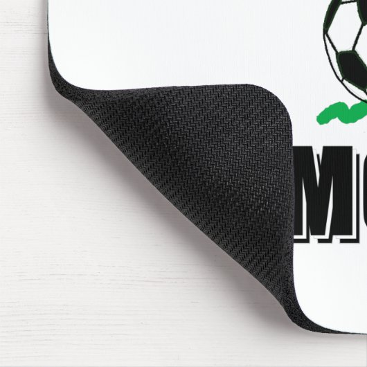Zeichnend Fußball-Mama Mousepad (Ecke)