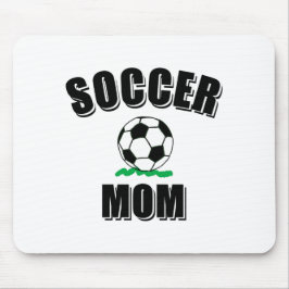 Zeichnend Fußball-Mama Mousepad