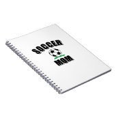 Zeichnend Fußball-Mama Notizblock (Rechte Seite)