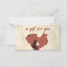 Zeichnend Geschenkkarte für den gezeichneten Pen