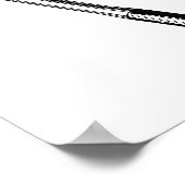 Zeichnend Hammer, Vintage Werkzeugaufnahme. Poster (Ecke)