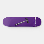 Zeichnend Hammer, Vintage Werkzeugaufnahme. Skateboard (Horizontal)