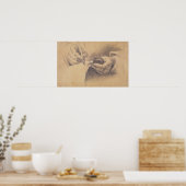 Zeichnend Hände, 1798 Poster (Küche)