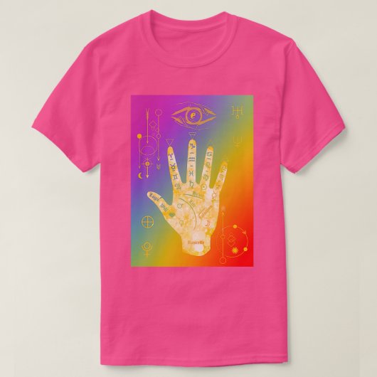 Zeichnend Handlinie T-Shirt (Design vorne)
