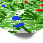 Zeichnend Haus auf dem Land Poster (Ecke)