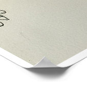 Zeichnend Hausziege - Kunstdruck Poster (Ecke)