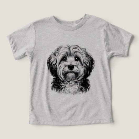 Zeichnend Havanese Hund (Design Vorderseite)