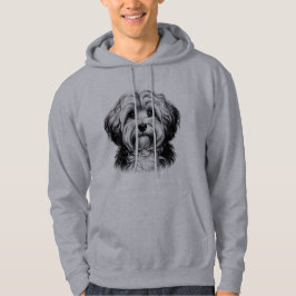 Zeichnend Havanese Hund Hoodie