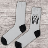 Zeichnend Havanese Hund Socken