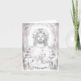 zeichnend "Heiliges Herz Jesu", Jenny McLaughlin Karte