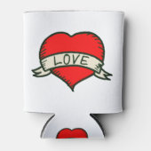 Zeichnend Herzform Dosenkühler (Vorderseite)