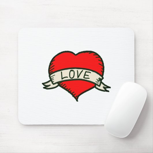 Zeichnend Herzform Mousepad (Mit Mouse)