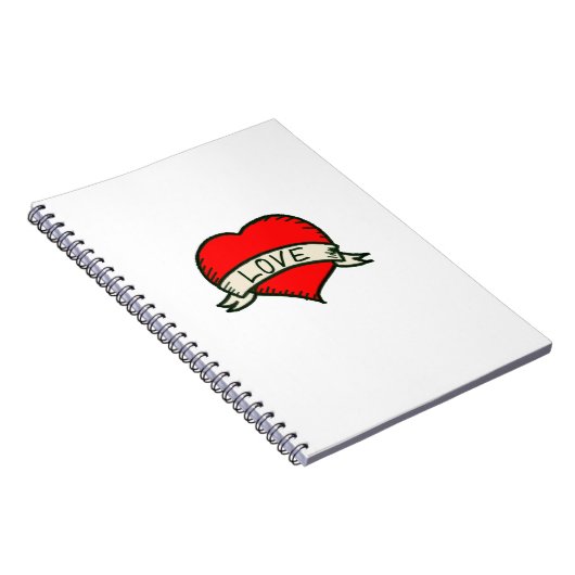 Zeichnend Herzform Notizblock (Rechte Seite)